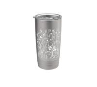Moth Dark Cottagecore Witchy Forest Hongo Goth Fairycore Vaso térmico de acero inoxidable de doble pared
