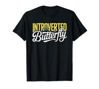 Moth Lover Who Jokes Moths Just Introverted Butterflies Work Camiseta