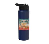Moth Nocturnal Wings Flight Insect Natural Hidden Moths Stainless Steel Insulated Water Bottle