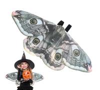 Moth Wings Cape - Butterfly Costume Shawl | Halloween Cosplay | Polyester moth wings cape, 50x22cm size, designed for kids' Halloween parties, cosplay and costume dress-up.