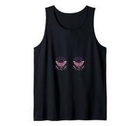 Moth Wings Swords Latin Nocturnal Mystical Bones Star Symbol Camiseta sin Mangas