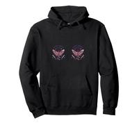 Moth Wings Swords Latin Nocturnal Mystical Bones Star Symbol Sudadera con Capucha