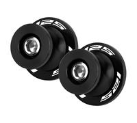 MotHeart M6 Bobinas de balanceo para motocicletas para MT-125 2014-2021 NMAX 125 2015-2024 XMAX 125 2006-2018 Deslizador CNC de aluminio para protección y fácil mantenimiento Accesorios (Negro)