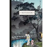 Mother and Child at Dusk Notebook: A5 Lined Notebook | Japanese Art Stationery