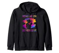 Mother and Son Best Friend For Life Funny Mothers Day Sudadera con Capucha