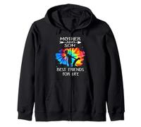 Mother and Son Best Friend For Life Tie Dye Mothers Day Sudadera con Capucha
