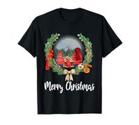 Mother and Son Fishing Partner Family Matching Christmas Camiseta