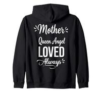 Mother Angel Queen Loved Always - Día de la Madre Proud Mom Sudadera con Capucha