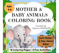 Mother & Baby Animals Coloring Book