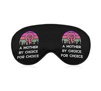 Mother by Choice Pro Choice Sleep Masks Eye Cover Blackout con correa elástica ajustable Night Blindfold para mujeres, hombres, yoga, viajes, siesta