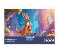 Mother Canguro1000 Piece Jigsaw Puzzles for Adults EduGatoional Games JoeyFun and Challenging for Home Decoration Great Regalo Idea38x26cm/1000pcs