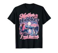 Mother Hooker Fishing Mom Funny Angler Mama Lake Life Camiseta