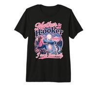 Mother Hooker Fishing Mom Funny Angler Mama Lake Life Camiseta Premium