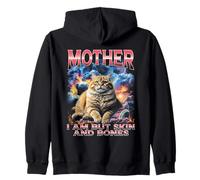 Mother I Am But Skin and Bones, Divertido Pirata para Amantes de los Gatos Sudadera con Capucha
