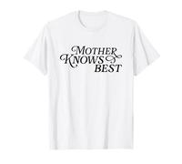 Mother Knows Best - Mamá Cita Parenting Wisdom Vintage Camiseta