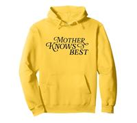 Mother Knows Best - Mamá Cita Parenting Wisdom Vintage Sudadera con Capucha