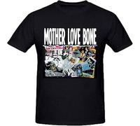 Mother Love Bone Mother Love Bone Mens Grey tee Shirts Crew Neck Black M