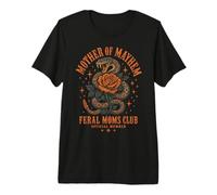 Mother of Mayhem Feral Moms Club Member Camiseta Premium