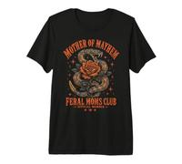 Mother of Mayhem Feral Moms Club Member Camiseta Premium
