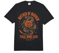 Mother of Mayhem Feral Moms Club Member Comfort Colors Adult Heavyweight T-Shirt