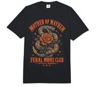 Mother of Mayhem Feral Moms Club Member Comfort Colors Adult Heavyweight T-Shirt