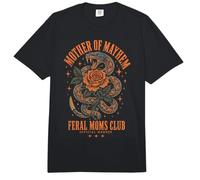 Mother of Mayhem Feral Moms Club Member Comfort Colors Adult Heavyweight T-Shirt