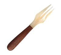 Mother Of Pearl Caviar Spoon Set - Elegant Shell Spoons With Wooden Handle | Kitchen Fork And Utensils For Egg Serving, Catering Presentation, Fine Dining, Decorative Buffet Table Accessories