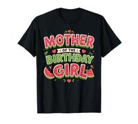 Mother of The Birthday Girl Watermelon Family Party Camiseta