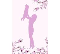 Mother’s Day Gift from Daughter - Spring Floral Journal for Mom - 6x9” Notebook with 100 Lined Pages - Card Alternative with Heartfelt Messages - Pink Blossom Cover - Thoughtful Gift