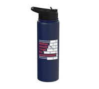 Mother Should I Trust The Government Political Saying Stainless Steel Insulated Water Bottle
