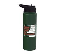 Mother Should I Trust The Government Political Saying Stainless Steel Insulated Water Bottle