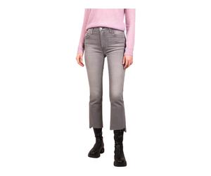 Mother - The Insider Crop Step Fray - Jeans - Mujer - Gris - W30 -