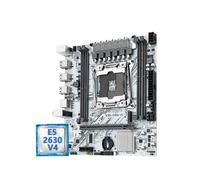 Motherboard Fit For MAQUINISTA Blanco X99 PR9-H Combo de Placa Base Intel Xeon E5 2630 V4 LGA 2011-3 CPU DDR4 16GB RAM NVME m.2 Juego Kit Opcional(Motherboards)