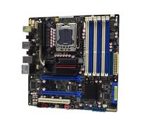 Motherboard Placa Base X58 LGA 1366 Fit For ASUS Rampage II Gene R2G Placa DDR3 24GB Compatible con Core i7 940 980 930 920 960 CPU 7 × SATA ATX