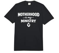 Motherhood is My Ministry Homeschool Mama Mom Life Comfort Colors Adult Heavyweight T-Shirt