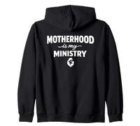 Motherhood is My Ministry Homeschool Mama Mom Life Sudadera con Capucha