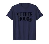 Motherhood Rose Floral Tipografía Arte Camiseta