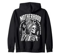 Motherhood Some Days I Rock It Some Days It Rocks Me Skull Sudadera con Capucha