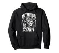 Motherhood Some Days I Rock It Some Days It Rocks Me Skull Sudadera con Capucha