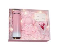 Mothers Day, Boxes, Gift Set, Bear Theme Basket, Set de 4, Includes Flower Greeting Cards, Tazas aisladas, Paquete Bag, Soft Towel, Perfect for Birthday Girls Women Holiday