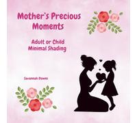 Mothers Day Coloring Book: Adult Child Minimal Shading
