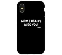 Mother's Day, Miss You Mom I Really Miss You Carcasa para iPhone X/XS