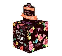 Mothers Day Money Box, Pull out Cash Dispenser, DIY Money Holder for Cash, Gift Accessory for Celebration, Money's Box with Fun Design for Wife Mom Grandmother Birthday Thanksgiving Day