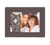 Mothers Day Photo Frame-Solid Natural Wood Desk Decor, Memorial Family Picture Stand, Timeless Desktop Portrait Base, Elegant Home Office Display, Classic Tabletop Art | For Mom