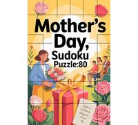Mother's Day Sudoku Book: 80 Puzzles, Heart-inspired design