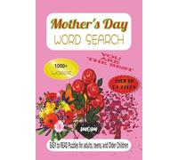Mother's Day Word Search Puzzle Book: Word Searches with Easy to Read Print about Mother's Day, Traditions, Gifts for Mother's Day, and More | 6x9 ... Gift for Holidays, Vacations and Free Times