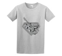 Mothers Finest Logo T-Shirt Gray Mens tee Unisex Shirt L