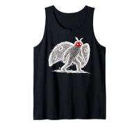 Mothman Abstracto Garabato Mínimo Criptozoología Criptozoología Presagio Camiseta sin Mangas