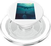 Mothman advierte sobre la fatalidad sobre el puente embrujado de Point Pleasant PopSockets PopGrip para MagSafe