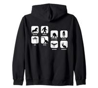 Mothman Bigfoot Unicorn Frogmen UFO Chupacabras Cryptids Sudadera con Capucha